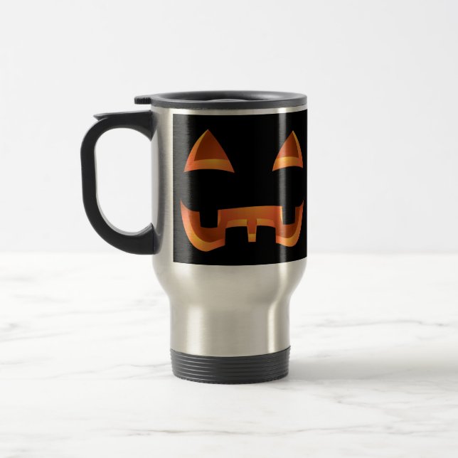 Taza De Viaje Calabazas de calabazas de calabaza de Halloween pa (Izquierda)