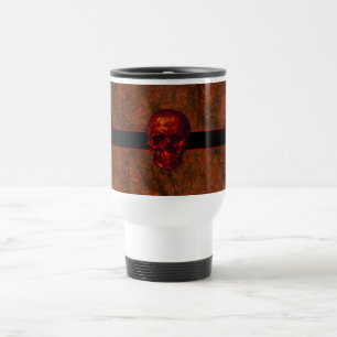 Taza De Viaje Calavera roja