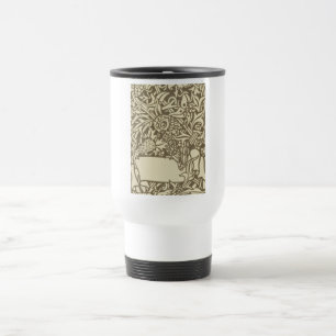 Taza De Viaje Calcomanía de libro de búho vintage Artes y Oficio