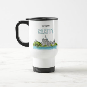 Taza De Viaje Calcuta "Victoria Memorial" Kolkata Bengali