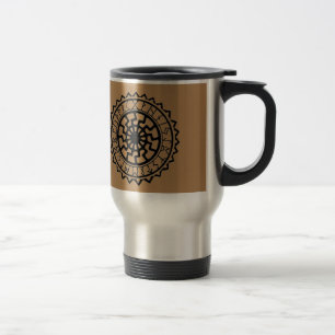 Taza De Viaje Calendario Rúnico Solar Celta Vikingo