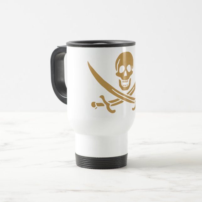 Taza De Viaje Calico Jack, Pirata Azteca de Oro y Pirata de Cutl (Anverso izquierdo)