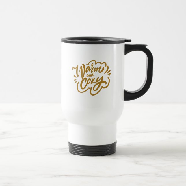 Taza De Viaje Cálido y acogedor (Derecha)