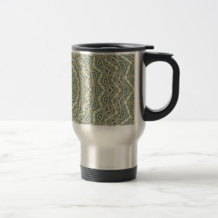 Taza De Viaje Calidoscopio Verde