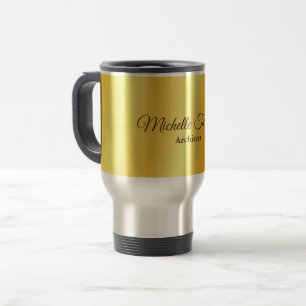 Taza De Viaje Caligrafía Minimalista de escritura moderna de col