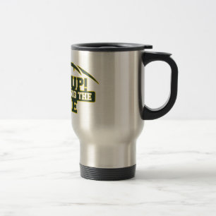 Taza De Viaje ¡CÁLLATE! Estoy Viendo El Partido Verde Y Dorado P
