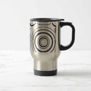 Taza De Viaje Cámara en blanco y negro