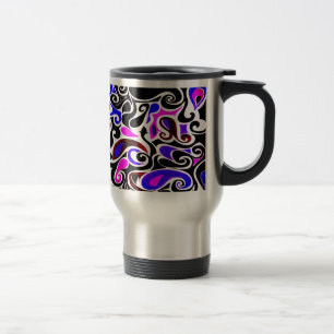 Taza De Viaje Cambiar el giro retro de color con Wacky