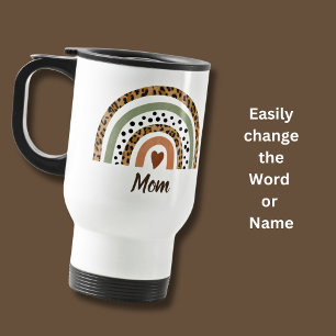 Taza De Viaje Cambiar el nombre de los lugares leopardo Imprimir