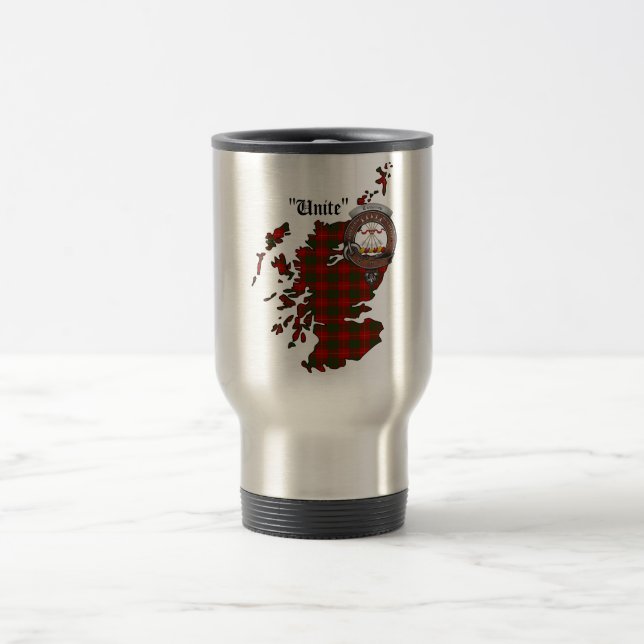 Taza De Viaje Cameron Clan Badge Travel Mug (Centro)