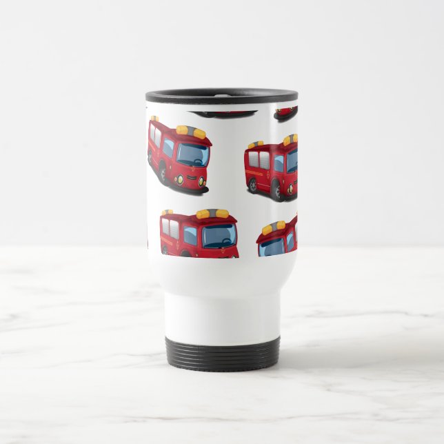 Taza De Viaje Camión de bomberos (Centro)