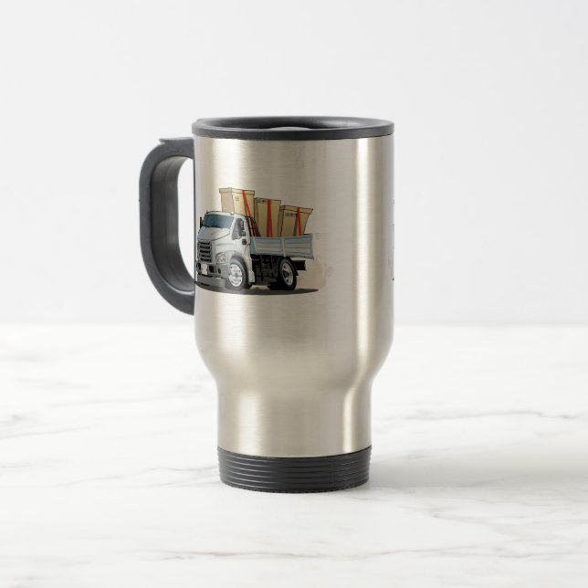 Taza De Viaje camión personalizado (Anverso izquierdo)