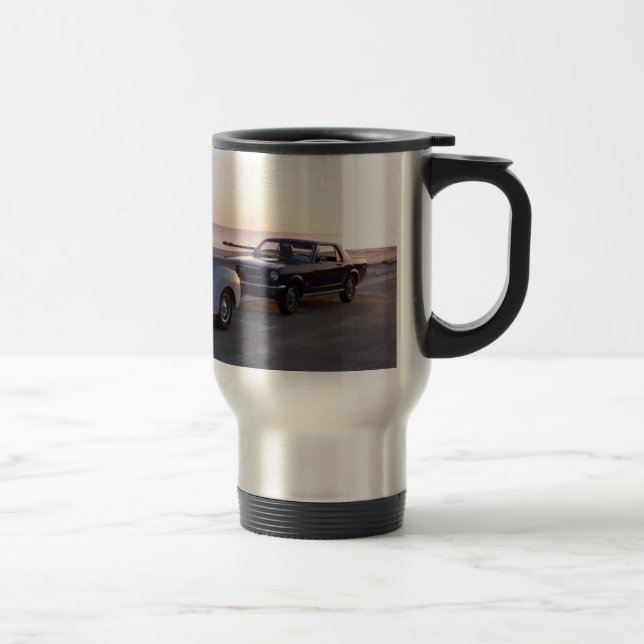 Taza De Viaje Camión y 'mustango de encargo viejos 66 en la (Derecha)