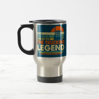 Taza De Viaje Camionero gracioso camionear a papá hombre padre d