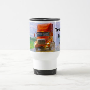 TAZA DE VIAJE CAMIONES GRANDES GRANDES BOMBA DE VIAJE EN CAMIÓN