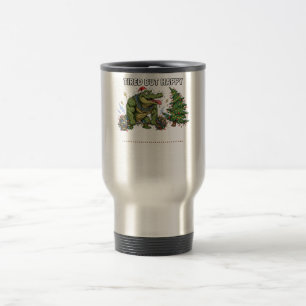 Taza De Viaje Camiseta de Gimnasio de Cocodrilo Divertido Cansad
