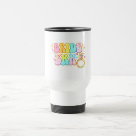 Taza De Viaje Camiseta Retro de la Era de la Novia Colorida – Di