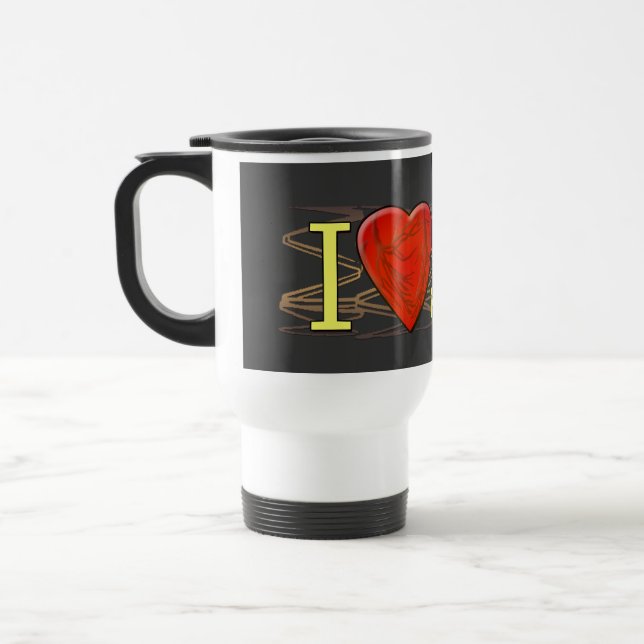 Taza De Viaje Camisetas cardiacas del Stent de los regalos el | (Izquierda)