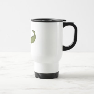 Taza De Viaje Camisetas de Cocodrilo con Figura de Palito y Rega