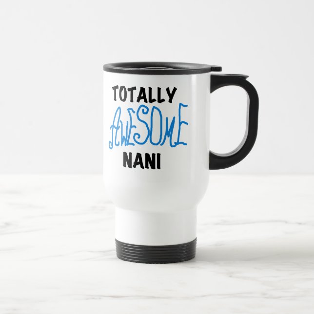 Taza De Viaje Camisetas Nani azul y regalos todoscientos (Derecha)