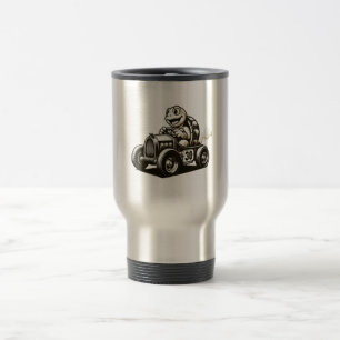 Taza De Viaje Camisetas Tri-Blend de tortuga de dibujos animados