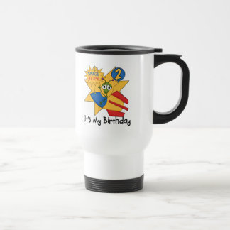 Taza De Viaje Camisetas y regalos de 2º cumpleaños de Space Alie
