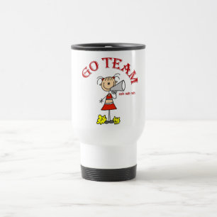 Taza De Viaje Camisetas y regalos de animadora ¡Vamos Equipo!