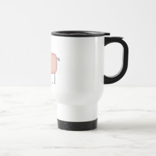 Taza De Viaje Camisetas y regalos de cerdo rosa