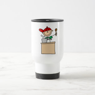 Taza De Viaje Camisetas y regalos de cocinero con figura de pali