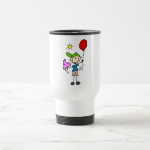 Taza De Viaje Camisetas y regalos de figura de palitos en la fer