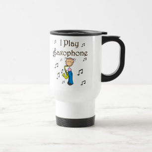 Taza De Viaje Camisetas y regalos de figura de palo que toco el 