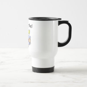 Taza De Viaje Camisetas y regalos de figura de palo tomando el s