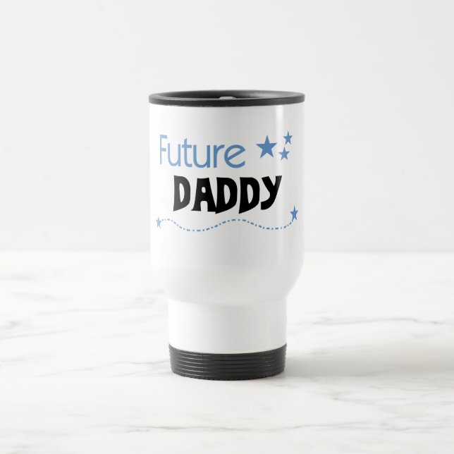Taza De Viaje Camisetas y regalos de Future Daddy (Centro)