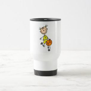 Taza De Viaje Camisetas y regalos de goteo del baloncesto del