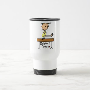 Taza De Viaje Camisetas y regalos de niña en barra de equilibrio
