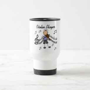 Taza De Viaje Camisetas y regalos de niña tocando el violín