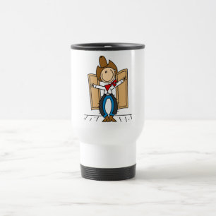 Taza De Viaje Camisetas y regalos de vaquero en el salón