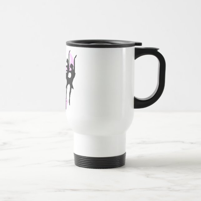 Taza De Viaje Camisetas y regalos del ballet de la silueta (Derecha)