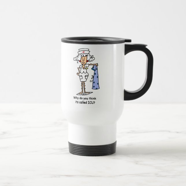 Taza De Viaje Camisetas y regalos divertidos para enfermeras de  (Derecha)