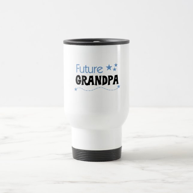 Taza De Viaje Camisetas y regalos futuros del abuelo (Centro)