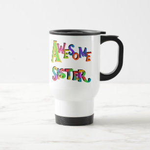 Taza De Viaje Camisetas y regalos impresionantes de la hermana