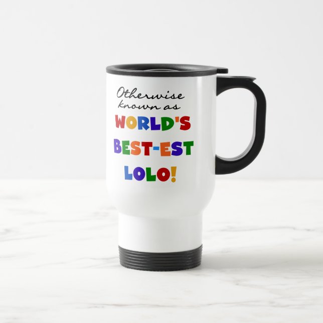 Taza De Viaje Camisetas y regalos más conocidos de Lolo (Derecha)