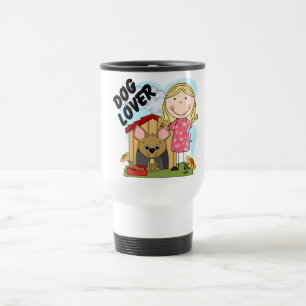 Taza De Viaje Camisetas y regalos rubios del chica del amante