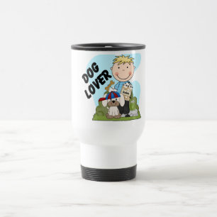 Taza De Viaje Camisetas y regalos rubios del muchacho del amante
