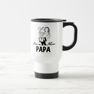 Taza De Viaje Camisetas y regalos sonrientes de nuevo papá
