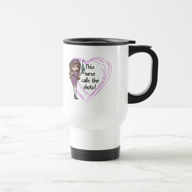 Taza De Viaje Camisetas y regalos triguenos de la enfermera (Derecha)