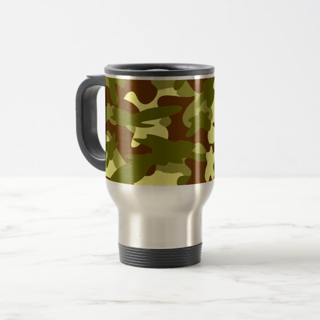 Taza De Viaje Camo Travel Mug por Heard_ (Anverso izquierdo)