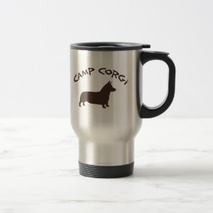 Taza De Viaje Campamento Corgi