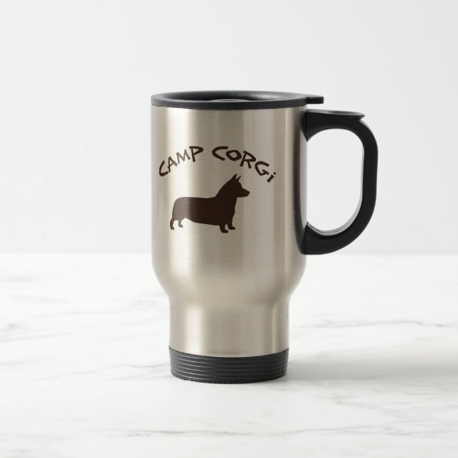 Taza De Viaje Campamento Corgi (Derecha)