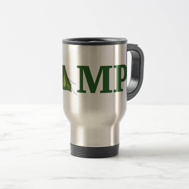 Taza De Viaje Campamento de verano de carpas al aire libre CAMP  (Anverso derecho)